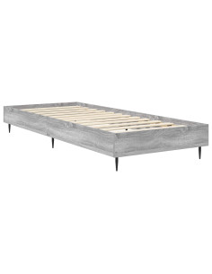 Struttura del letto Sonoma grigio 80 x 200 cm 2