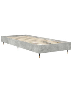 Struttura del letto Grigio Cemento 80 x 200 cm 2