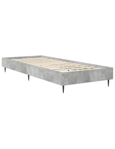 Struttura del letto Grigio Cemento 80 x 200 cm 2