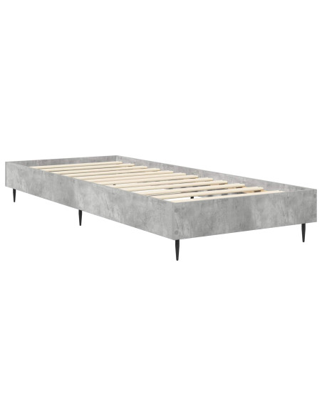 Struttura del letto Grigio Cemento 80 x 200 cm
