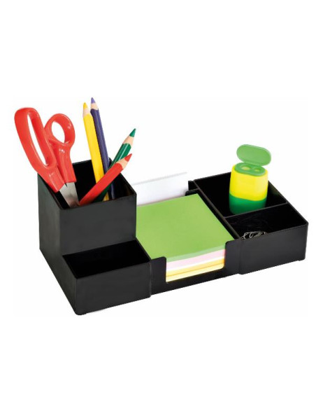 PORTAOGGETTI SCRIVANIA COLORE NERO