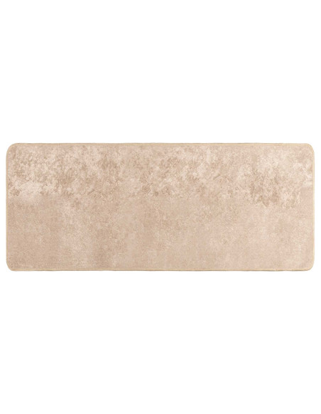 Runner Tappeto MARSA Beige 50 x 100 cm Poliestere e PVC