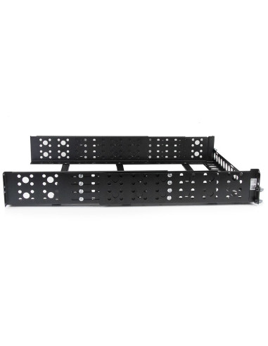 StarTech.com Guide rack universali 2U - Staffe di montaggio fisse - Binari per rack da 19" a profondità regolabile per apparecc
