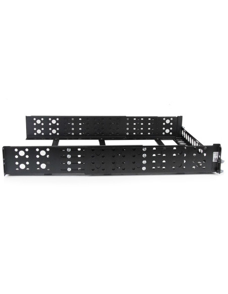 StarTech.com Guide rack universali 2U - Staffe di montaggio fisse - Binari per rack da 19" a profondità regolabile per apparecc
