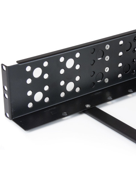 StarTech.com Guide rack universali 2U - Staffe di montaggio fisse - Binari per rack da 19" a profondità regolabile per apparecc
