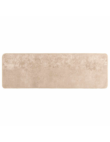Runner Tappeto MARSA Beige 50 x 150 cm Poliestere e PVC