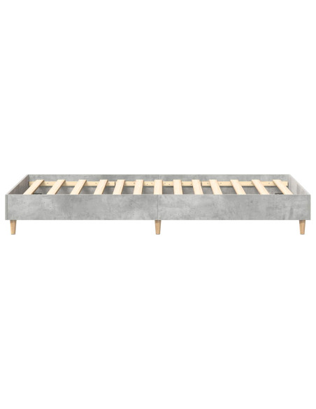 Struttura del letto Grigio Cemento 80 x 200 cm