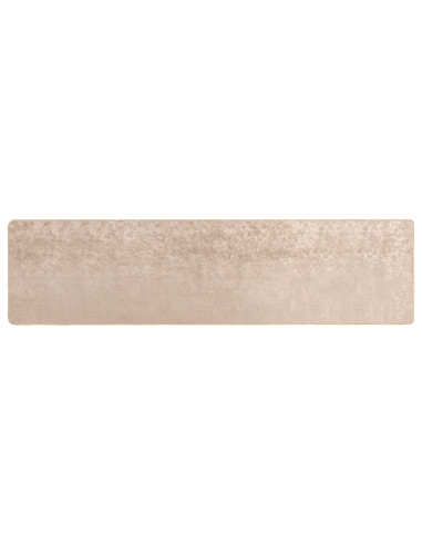Runner Tappeto MARSA Beige 50 x 300 cm Poliestere e PVC