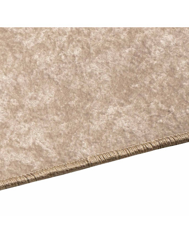 Runner Tappeto MARSA Beige 50 x 300 cm Poliestere e PVC