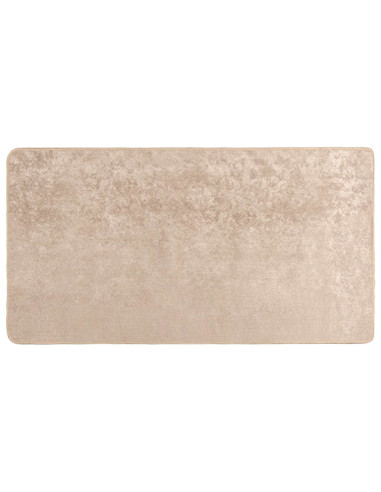 Runner Tappeto MARSA Beige 80 x 150 cm Poliestere e PVC