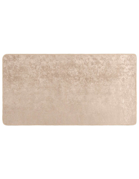Runner Tappeto MARSA Beige 80 x 150 cm Poliestere e PVC