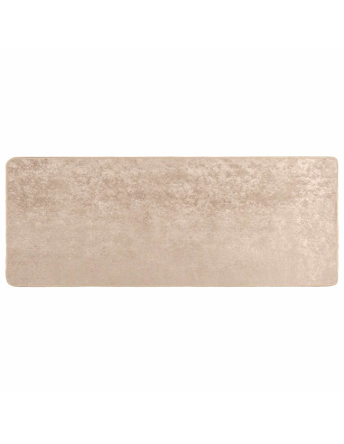 Runner Tappeto MARSA Beige 80 x 200 cm Poliestere e PVC