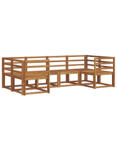 Set di divani da esterno 6 pcs Naturale 2