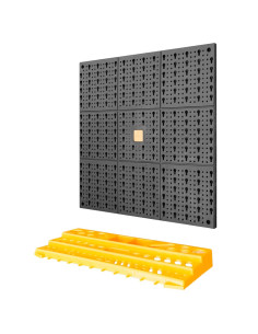 Parete Porta Attrezzi 500x1000 mm 50 Ganci in PP 2