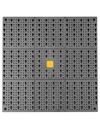 Parete Porta Attrezzi 500x1000 mm 50 Ganci in PP