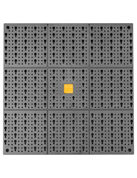 Parete Porta Attrezzi 500x1000 mm 50 Ganci in PP