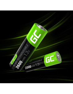 RECHARGE BATTERIES 2XAA HR6 2600MAH 2