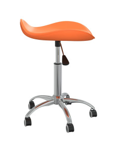 Sedia da Ufficio Arancione in Similpelle 2