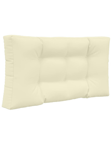 Cuscino per divano da esterno 3 pcs Crema Poliestere