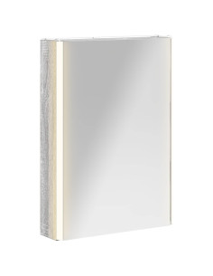 Mobiletto per specchio da bagno Grigio Sonoma 2