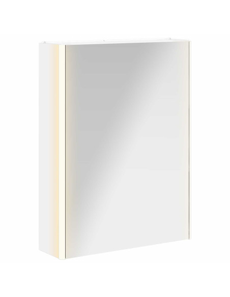 Mobiletto per specchio da bagno Bianco 53,5 x 15,5 x 70 cm