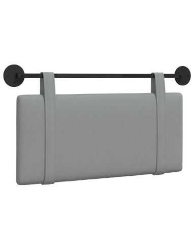 Testata appesa Grigio chiaro 100 x 55 x 5 cm Tessuto