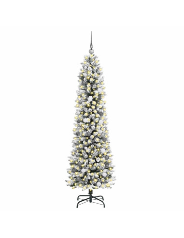 Albero di Natale artificiale con 300 LED Bianco 210 cm