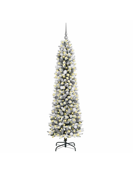 Albero di Natale artificiale con 300 LED Bianco 210 cm