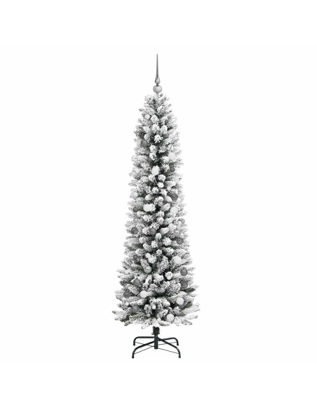 Albero di Natale artificiale con 300 LED Bianco 210 cm