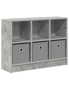 Credenza con cassetto Grigio cemento 73,5 x 22,5 x 53,5 cm 2