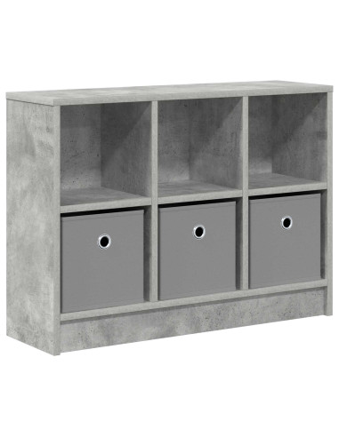 Credenza con cassetto Grigio cemento 73,5 x 22,5 x 53,5 cm