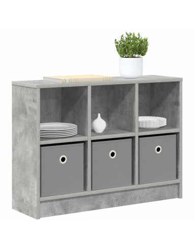 Credenza con cassetto Grigio cemento 73,5 x 22,5 x 53,5 cm