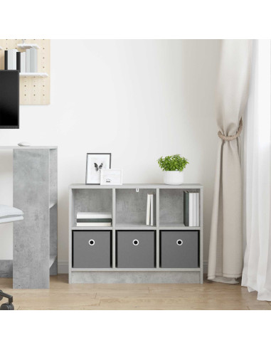Credenza con cassetto Grigio cemento 73,5 x 22,5 x 53,5 cm