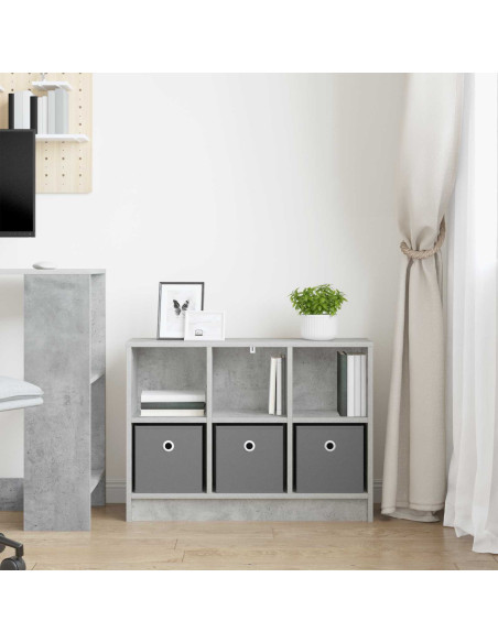 Credenza con cassetto Grigio cemento 73,5 x 22,5 x 53,5 cm