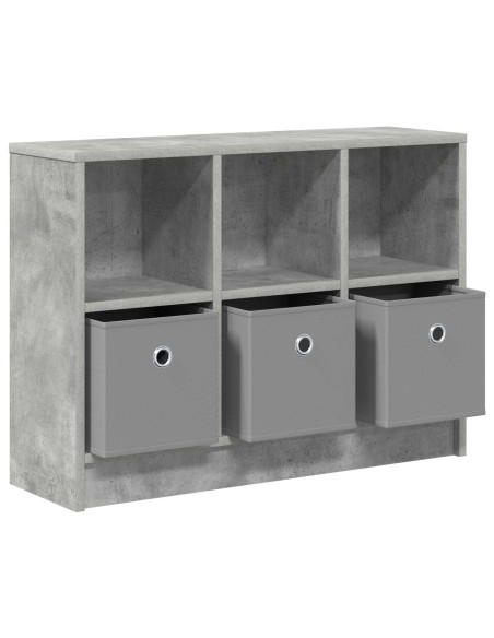 Credenza con cassetto Grigio cemento 73,5 x 22,5 x 53,5 cm