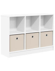Credenza con cassetto Bianco 88,5 x 27,5 x 63,5 cm 2