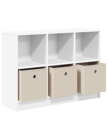 Credenza con cassetto Bianco 88,5 x 27,5 x 63,5 cm