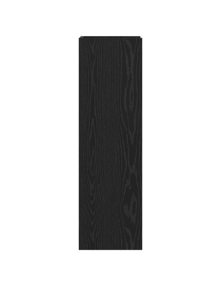 Supporto per piante Rovere Nero 30 x 30 x 100 cm