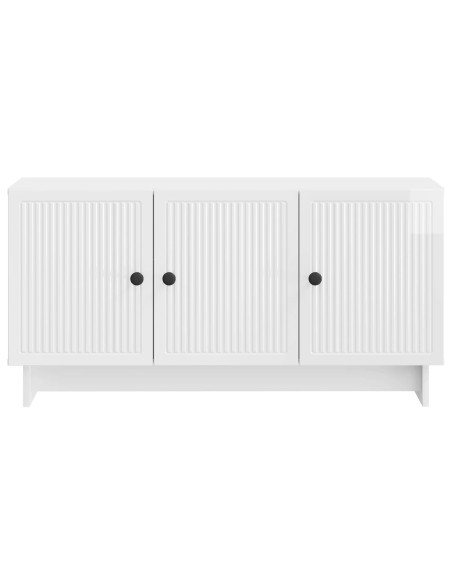 Mobile TV Bianco Lucido 99 x 34,5 x 50 cm Legno ingegnerizzato