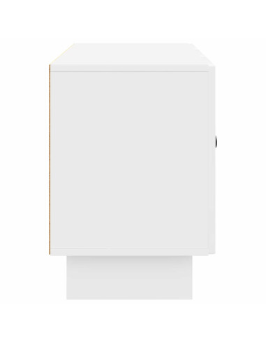 Mobile TV Bianco Lucido 99 x 34,5 x 50 cm Legno ingegnerizzato