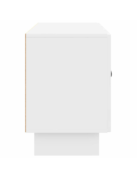 Mobile TV Bianco Lucido 99 x 34,5 x 50 cm Legno ingegnerizzato