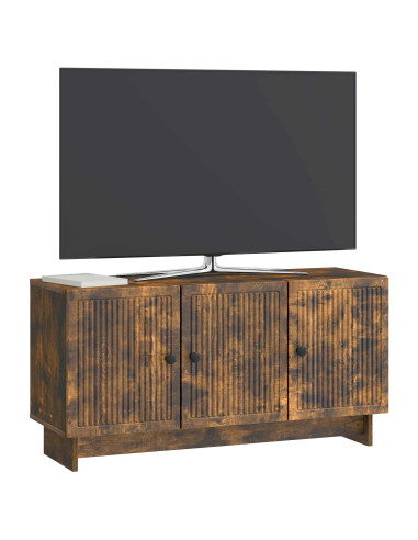 Mobile TV Rovere Fumo 99 x 34,5 x 50 cm Legno ingegnerizzato