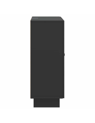Credenza Nero 66 x 34,5 x 90 cm Legno ingegnerizzato