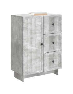 Credenza Grigio Cemento 66 x 34,5 x 90 cm Legno ingegnerizzato 2