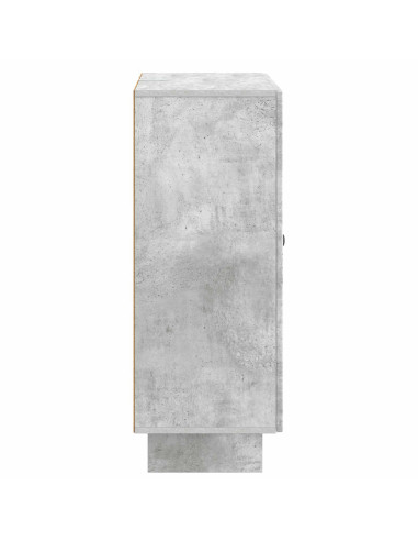 Credenza Grigio Cemento 66 x 34,5 x 90 cm Legno ingegnerizzato