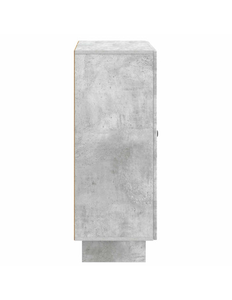 Credenza Grigio Cemento 66 x 34,5 x 90 cm Legno ingegnerizzato