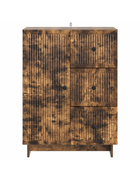 Credenza Rovere Fumo 66 x 34,5 x 90 cm Legno ingegnerizzato