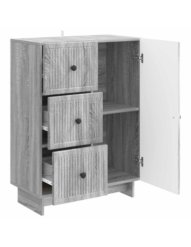 Credenza Grigio Sonoma 66 x 34,5 x 90 cm Legno ingegnerizzato