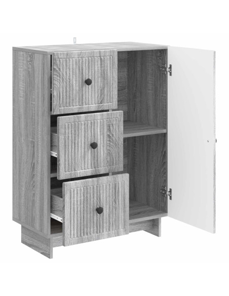 Credenza Grigio Sonoma 66 x 34,5 x 90 cm Legno ingegnerizzato