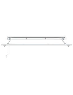 Telaio di tenda manuale Regolabile Bianco 3,5 x 2,5 m Acciaio 2